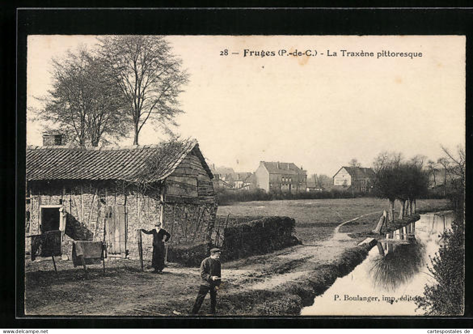 CPA Fruges, La Traxène Pittoresque  - Fruges