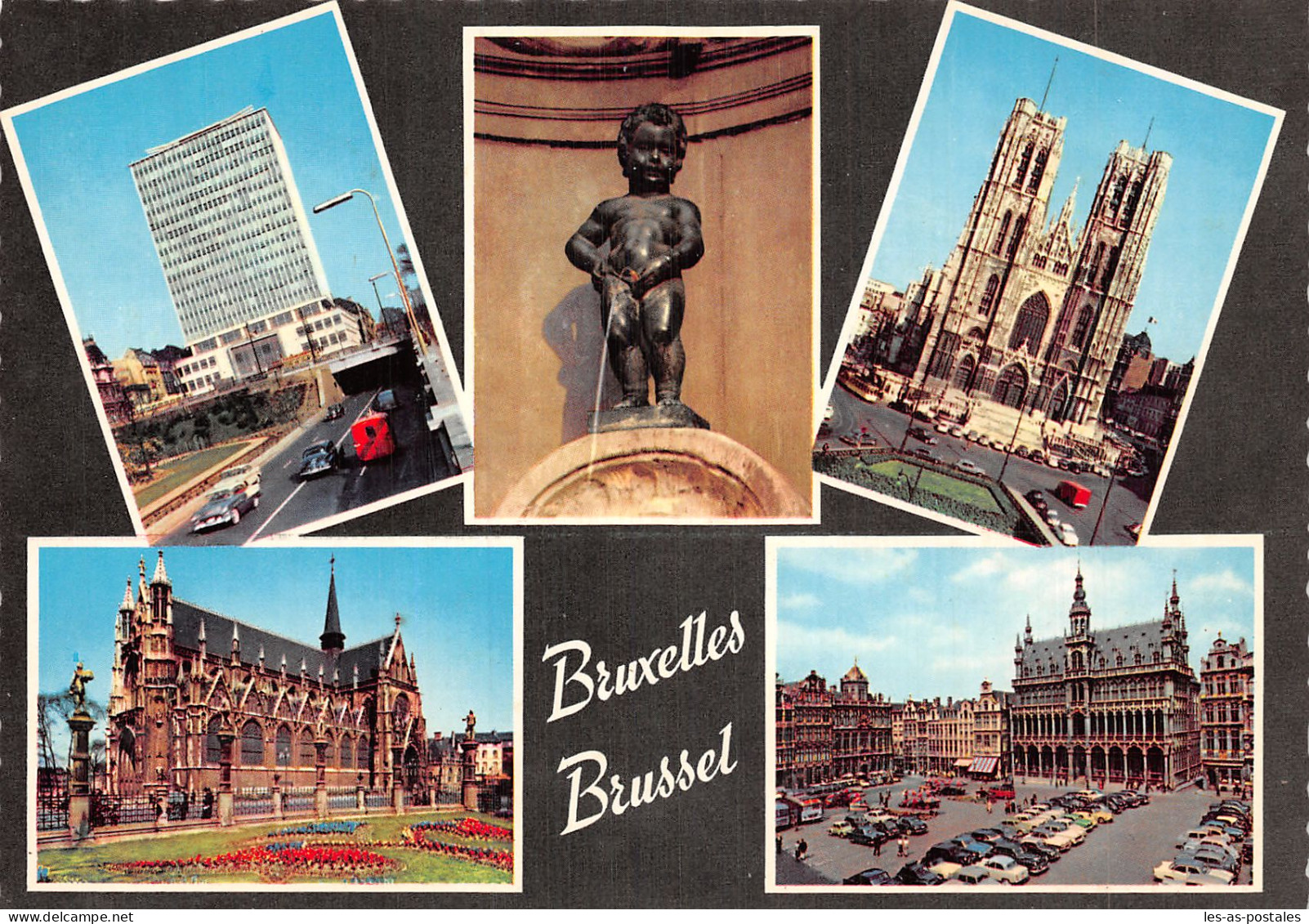 BELGIQUE BRUXELLES - Mehransichten, Panoramakarten