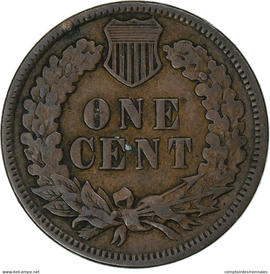 États-Unis, 1 Cent, Indian Head, 1890, Philadelphie, Bronze, TB+, KM:90a - 1859-1909: Indian Head