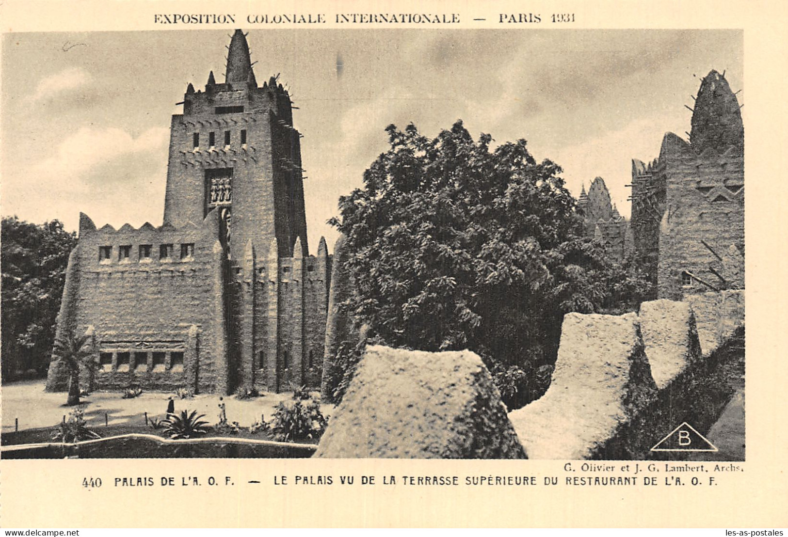 75 PARIS EXPOSITION PALAIS DE L AOF - Mehransichten, Panoramakarten