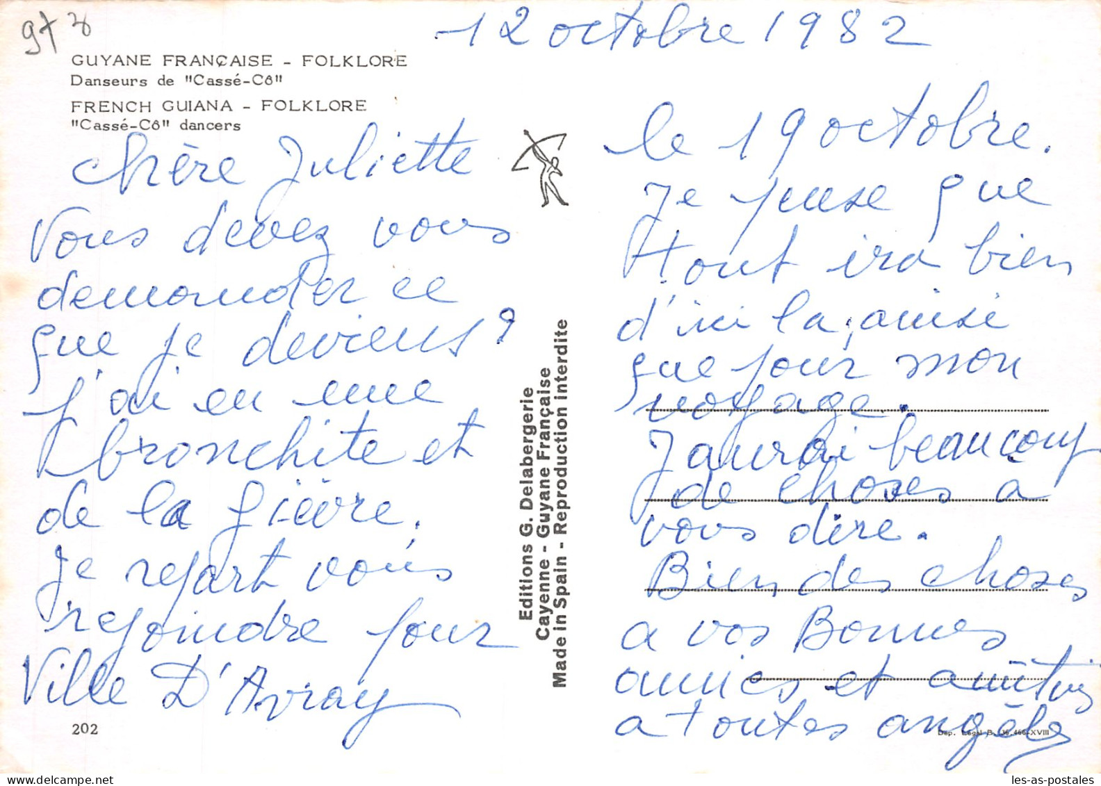 GUYANE DANSEURS DE CASSE CO - Autres & Non Classés