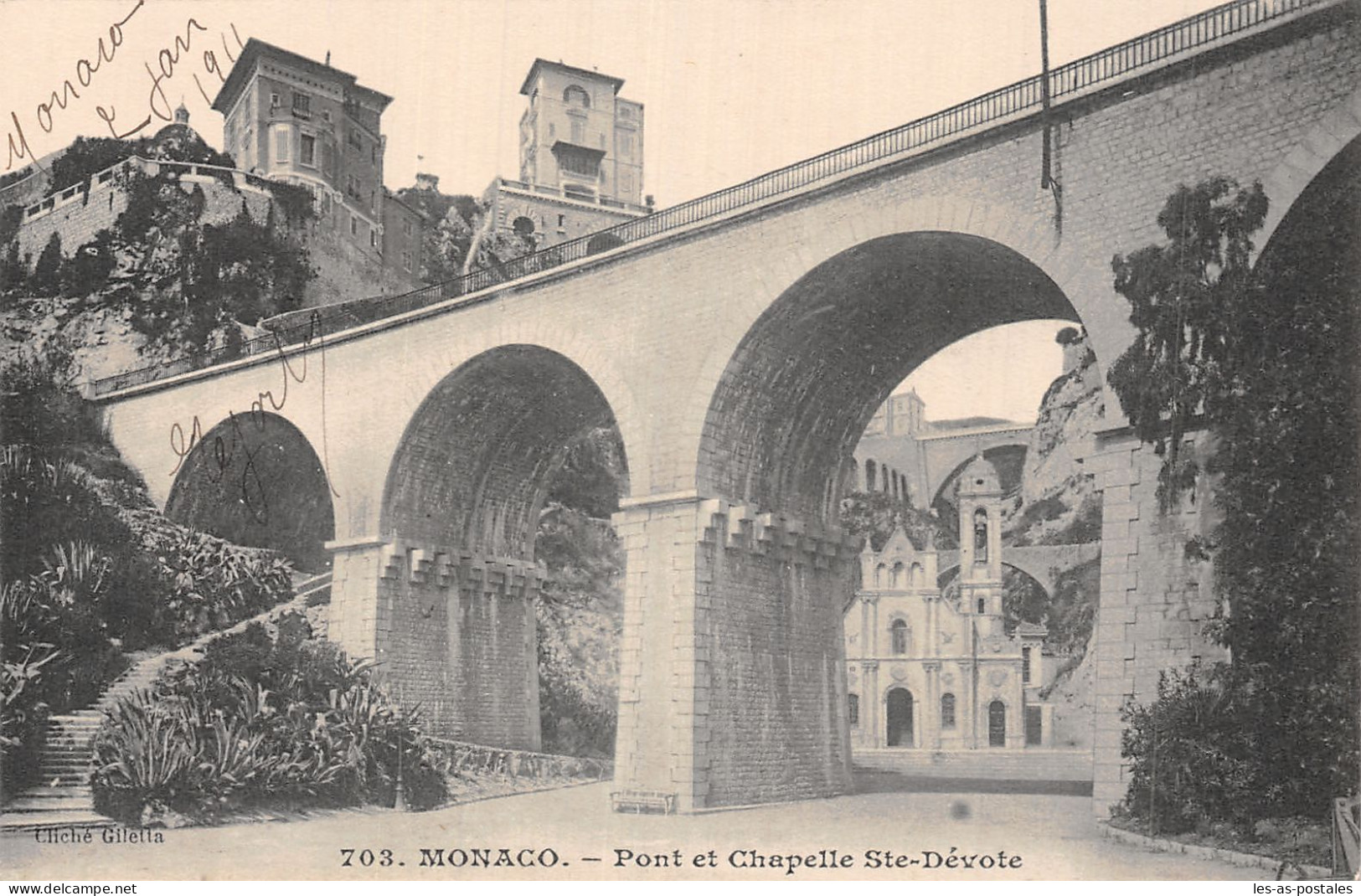 MONACO PONT ET CHAPELLE STE DEVOTE - Monte-Carlo