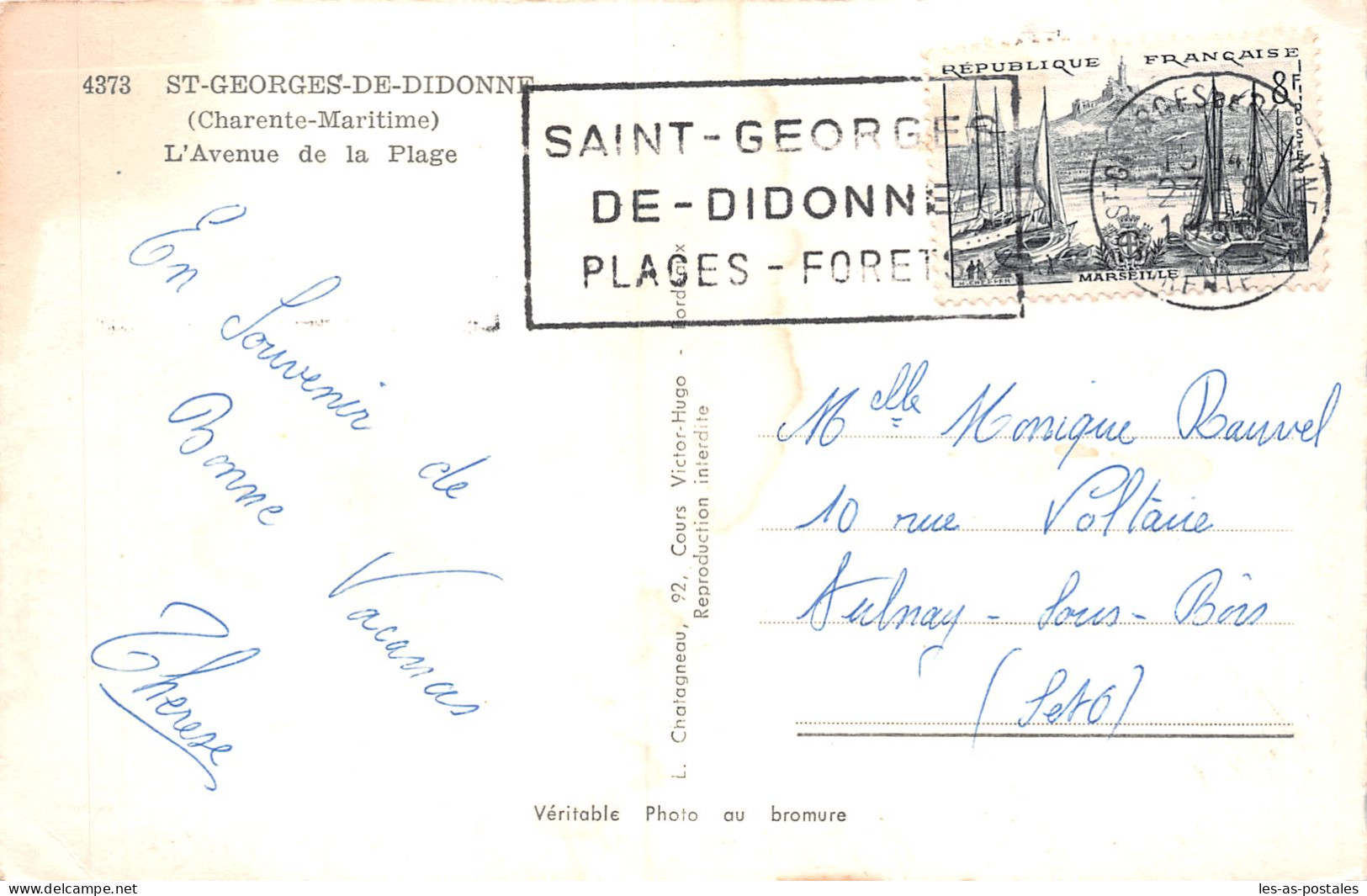 17 SAINT GEORGES DE DIDONNE L AVENUE DE LA PLAGE - Saint-Georges-de-Didonne