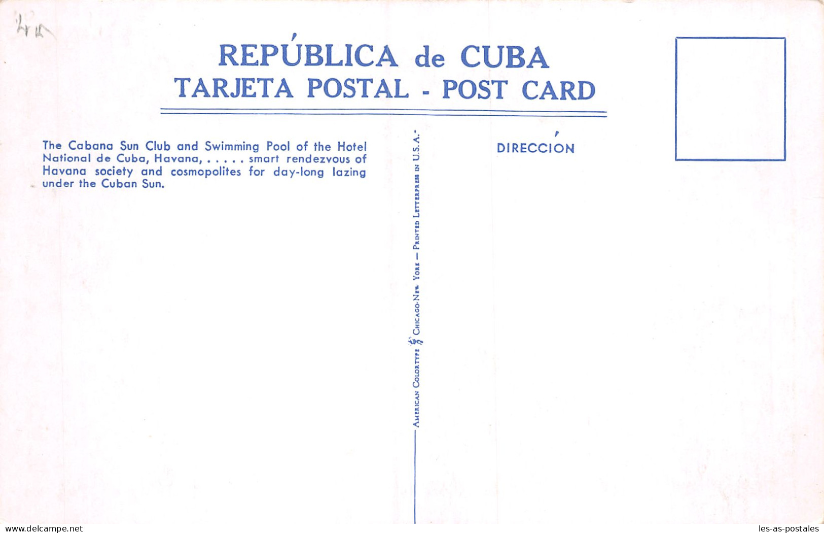 CUBA THE CABANA SUN CLUB - Cuba
