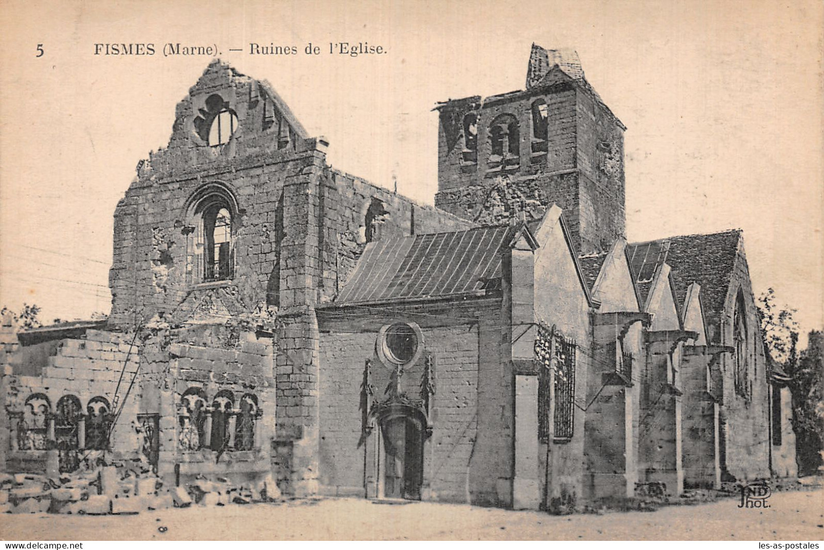 51 FISMES RUINES DE L EGLISE - Fismes