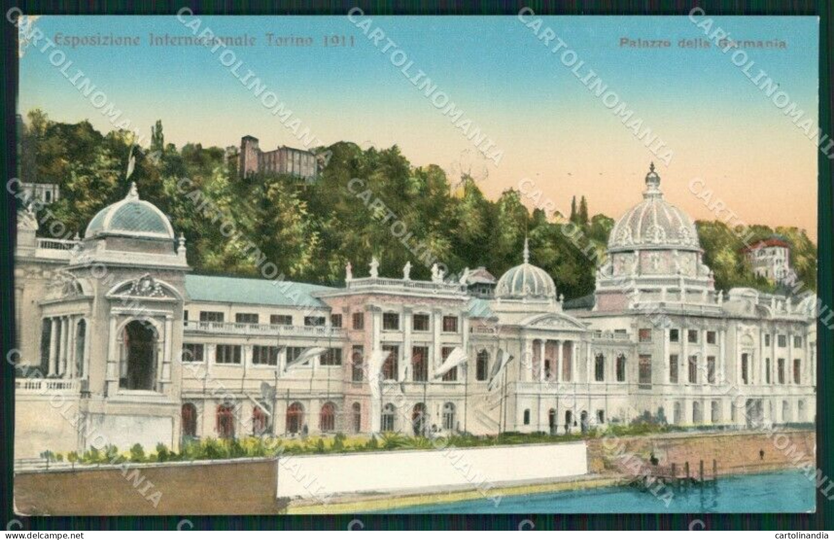 Torino Città Esposizione 1911 Padiglione Germania Cartolina XB1904 - Otros & Sin Clasificación