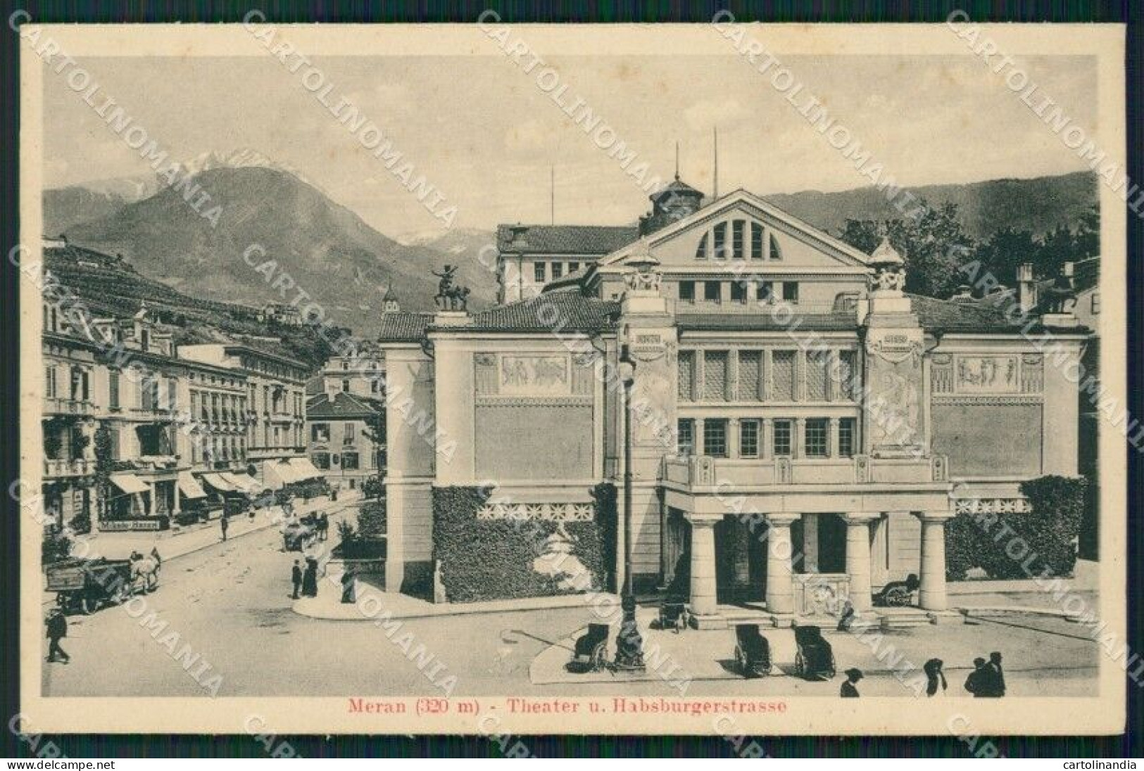 Bolzano Merano PIEGHINA Cartolina ZKM8536 - Bolzano