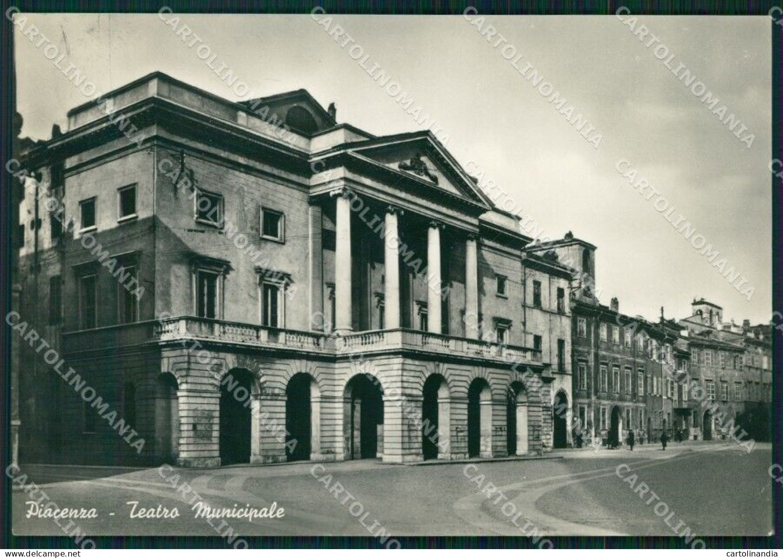 Piacenza Città Teatro Municipale FG Foto Cartolina KB5077 - Piacenza