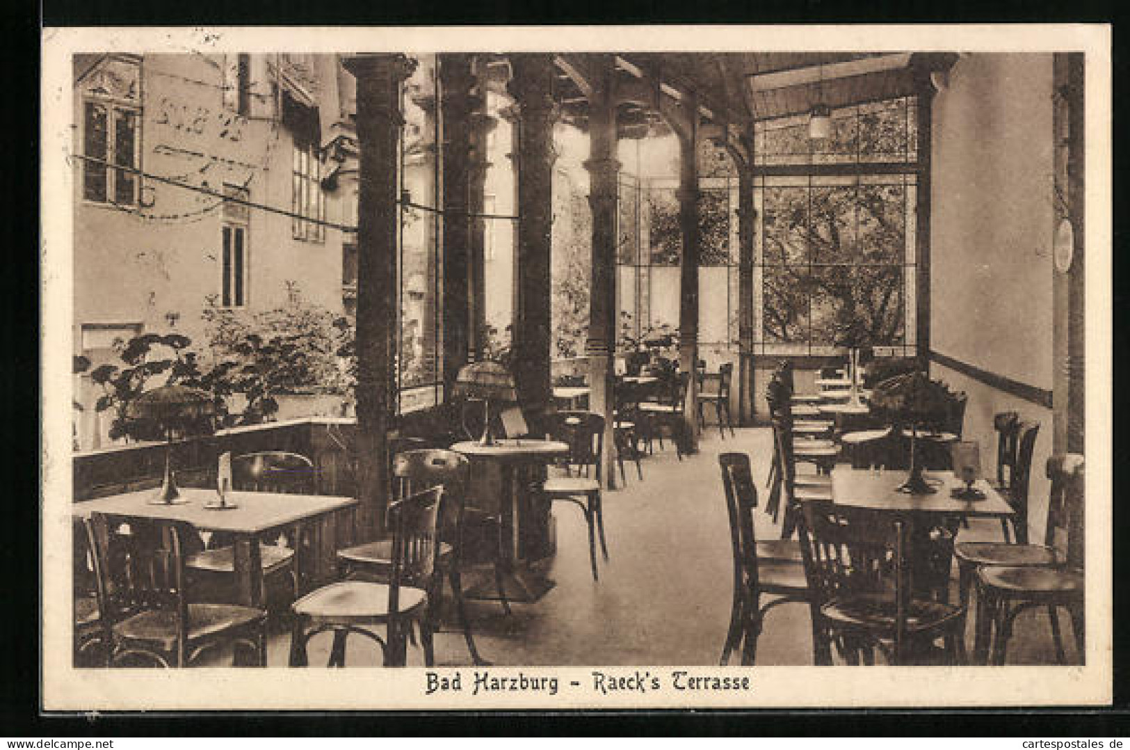 AK Bad Harzburg, Terrasse Von Raecks Gasthaus  - Bad Harzburg