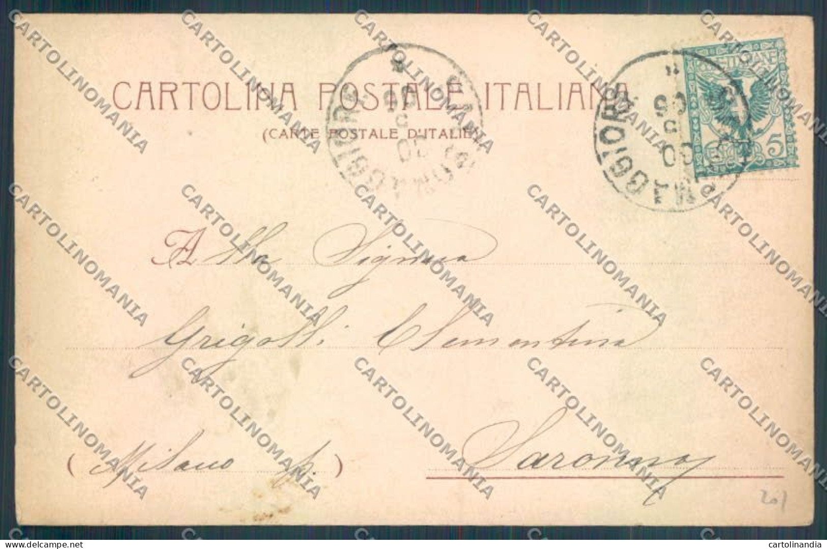 Parma Salsomaggiore Terme 1900 Calesse Cartolina ZT3671 - Parma