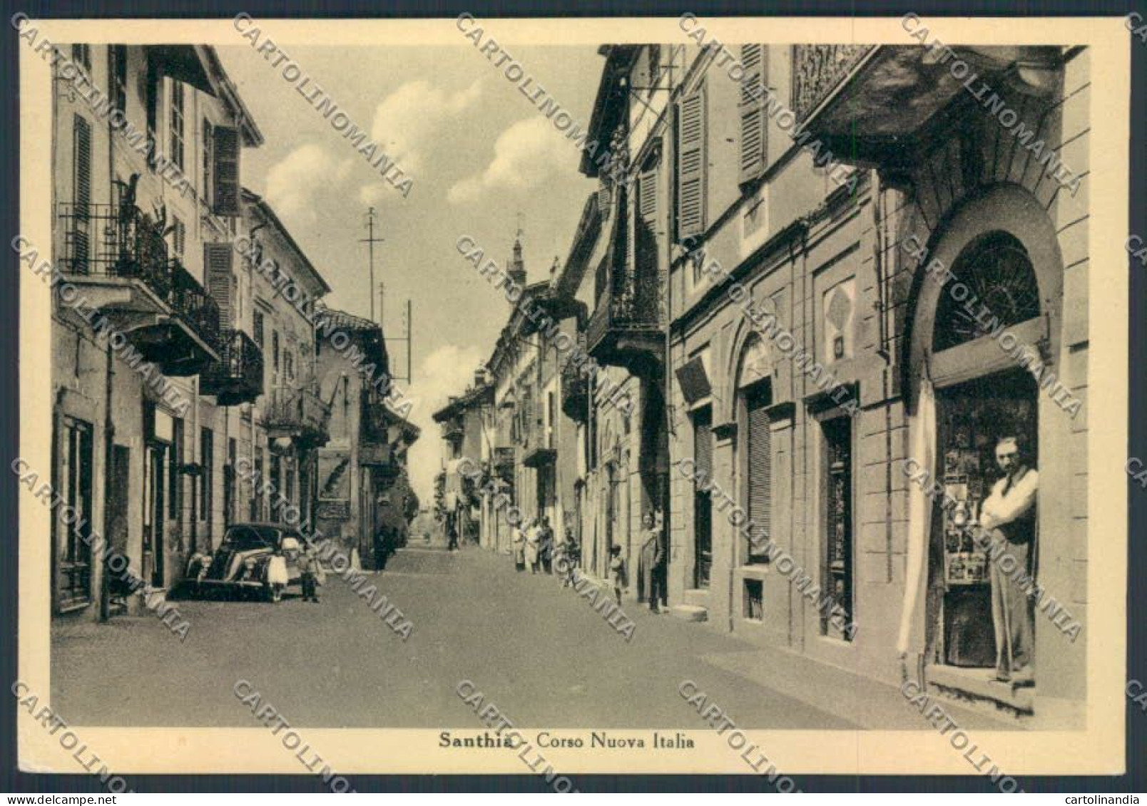 Vercelli Santhià PIEGHINA FG Cartolina ZF0729 - Vercelli