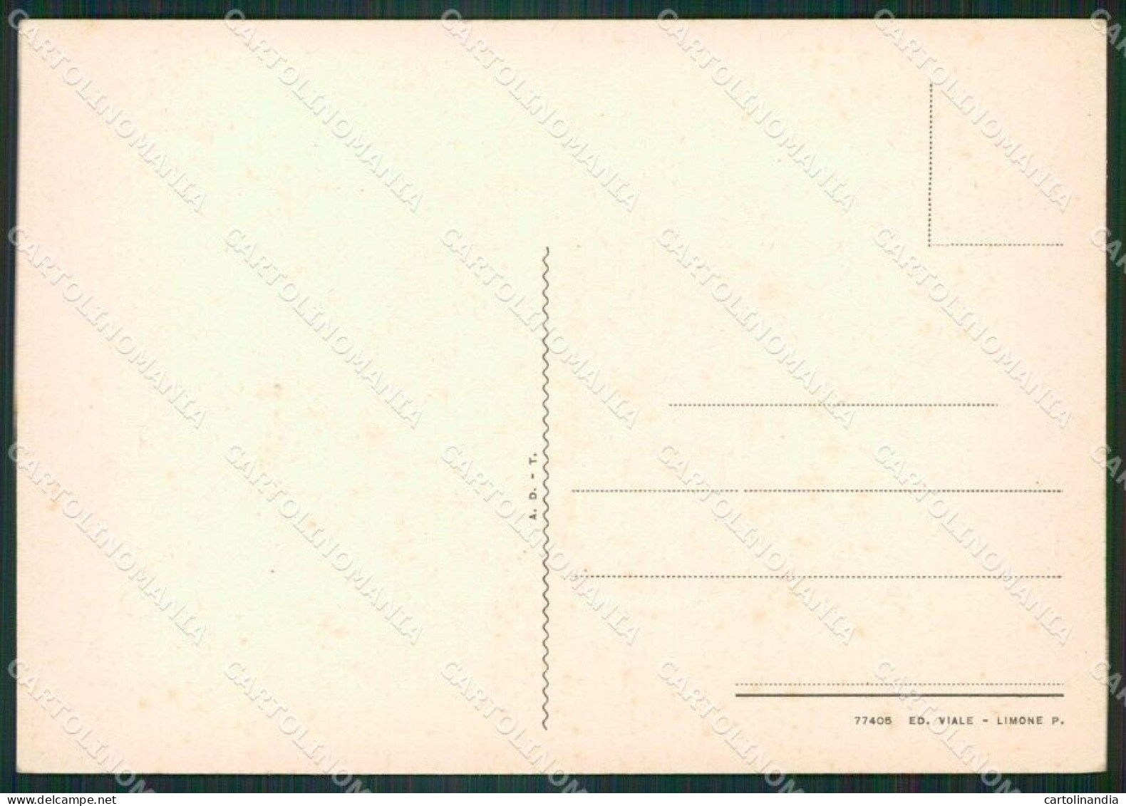 Cuneo Limone Piemonte Nevicata FG Cartolina ZK6795 - Cuneo