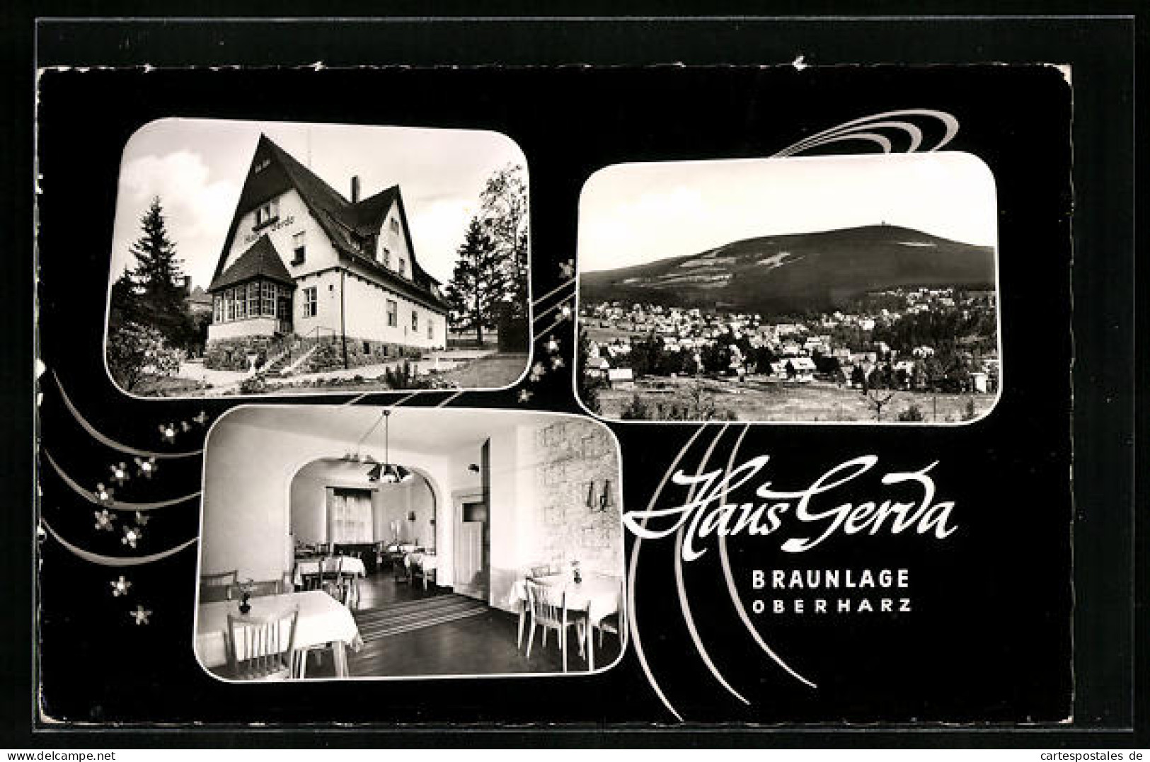 AK Braunlage / Oberharz, Hotel Und Pension Haus Gerda  - Oberharz