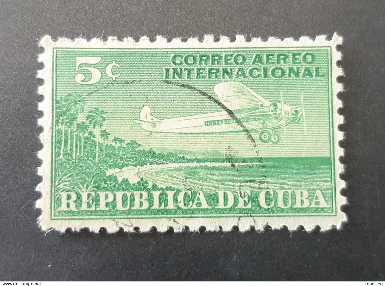 Cuba Aereo Yvert 4 - Poste Aérienne