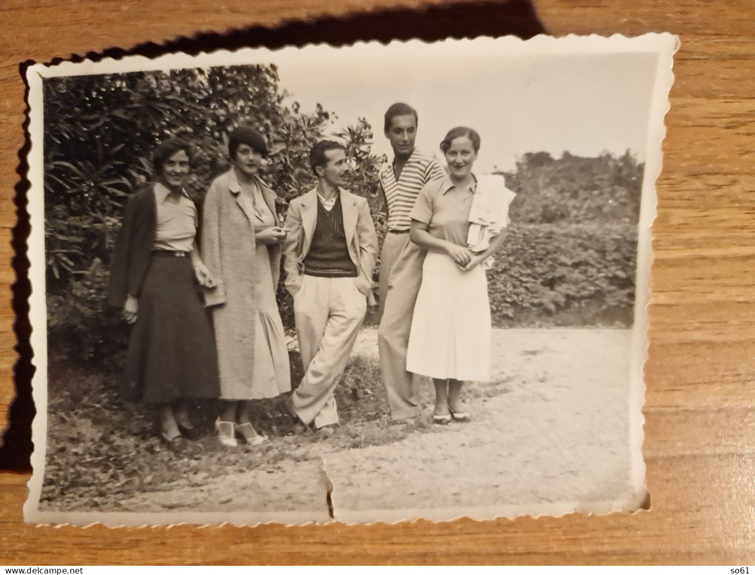 19211.   Fotografia  D'epoca Uomini Donne Femme Gruppo Aa '30 Italia - 11,5x8,5 - Anonymous Persons