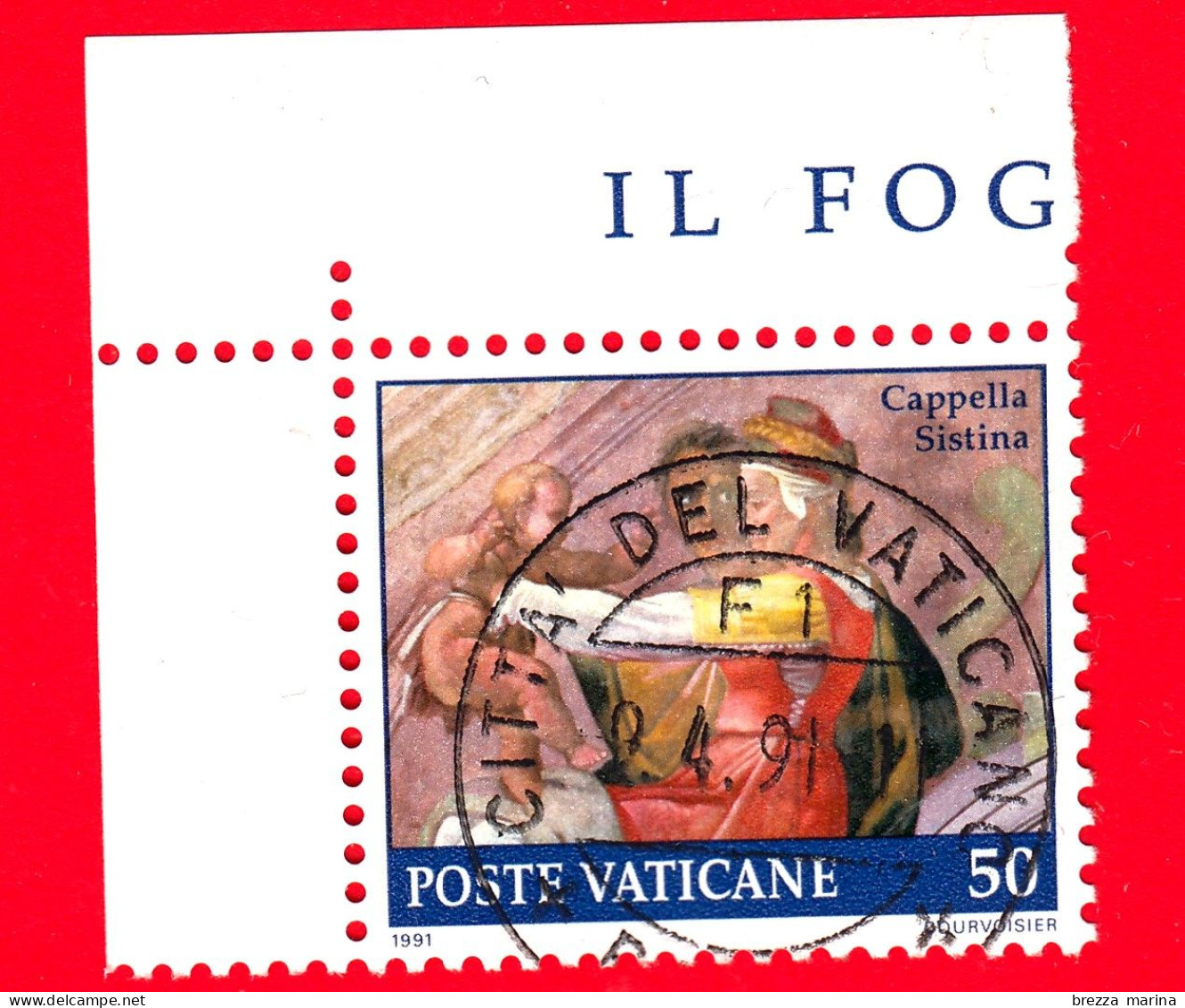 Nuovo - VATICANO - 1991 - Restauro Della Cappella Sistina - Lunetta Eleazar - 50 L. - Unused Stamps