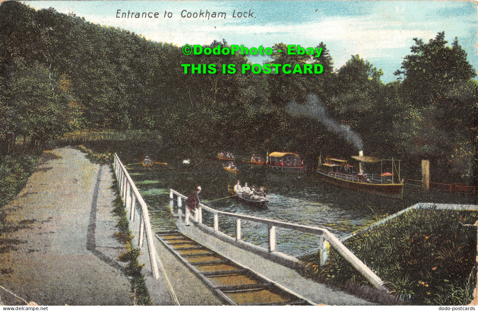R410565 Entrance To Cookham Lock. Series 73. B. B. London. 1906 - Other & Unclassified
