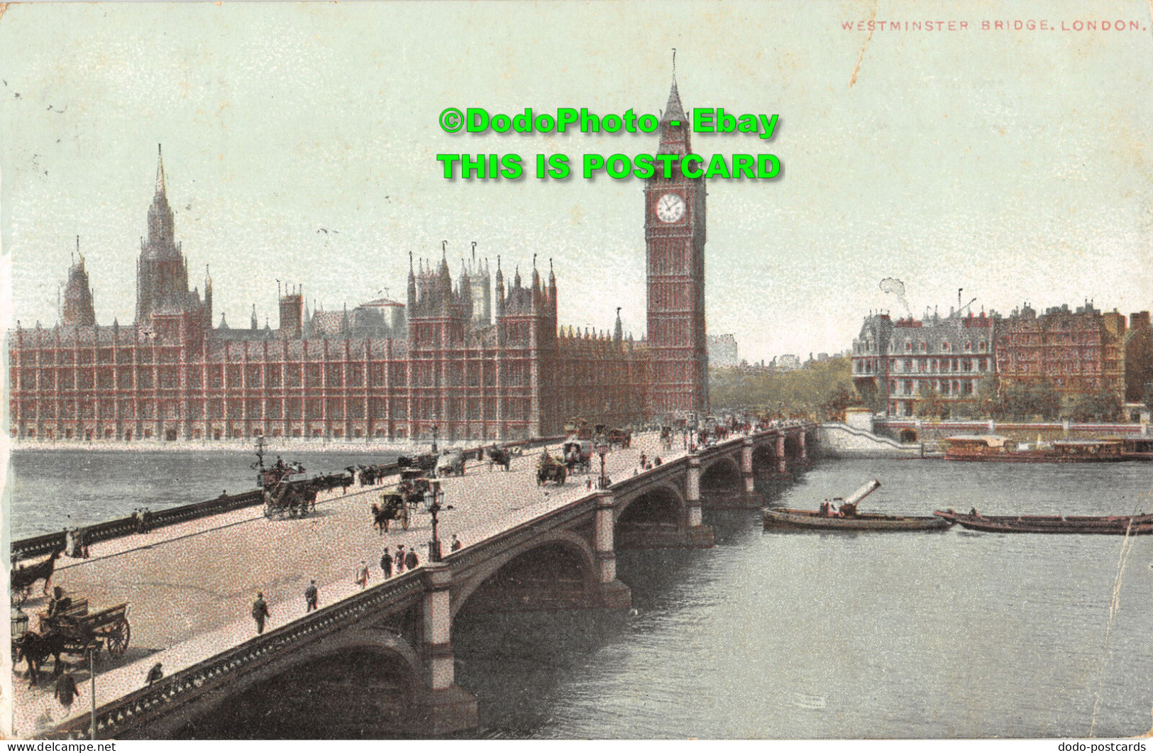 R410570 Westminster Bridge. London. 1906 - Autres & Non Classés