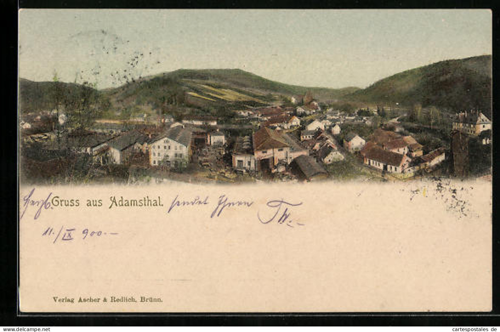 AK Adamsthal, Panorama  - Tschechische Republik