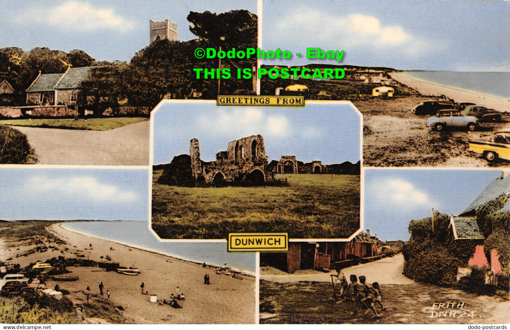 R410636 Greetings From Dunwich. Frith. DNH. 24. 1967. Multi View - Welt