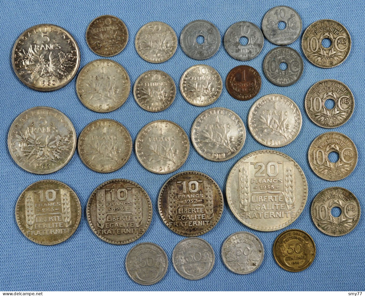 France • 28x • including many silver, some scarcer and error coins • See details • all in high or very grade • [24-624]