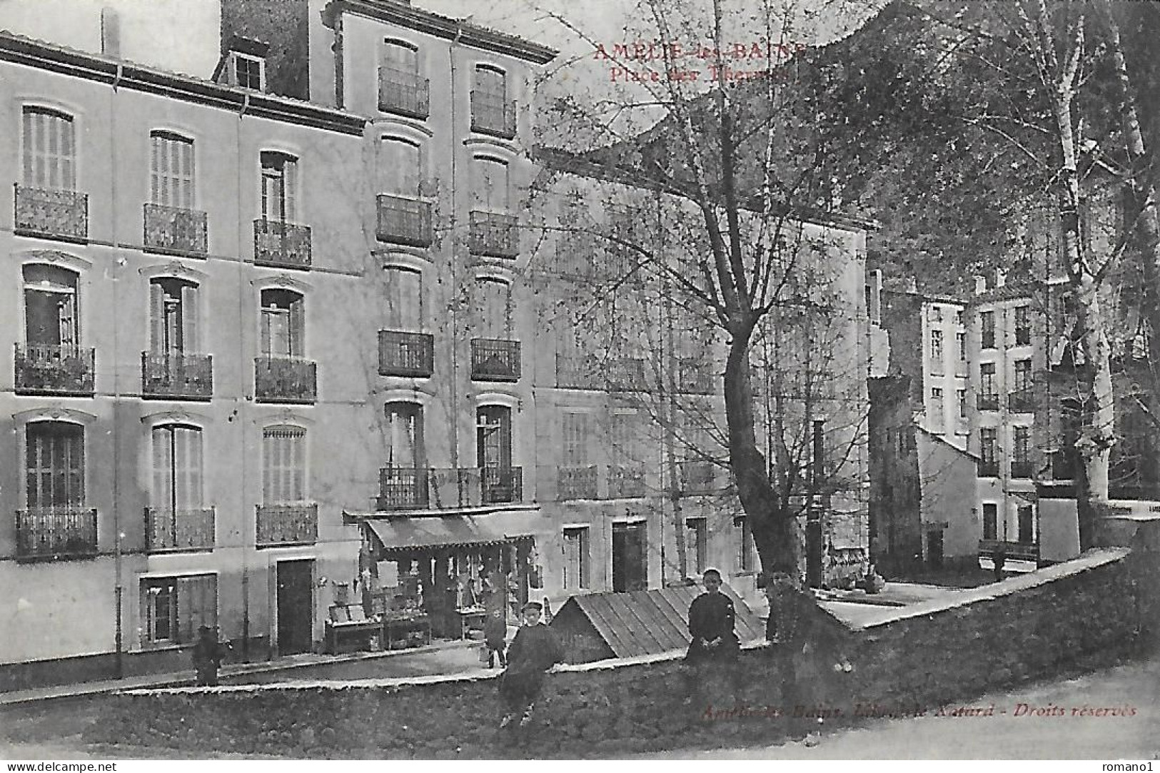 66)  AMELIE  Les  BAINS  - Place Des Thermes - Amélie-les-Bains-Palalda
