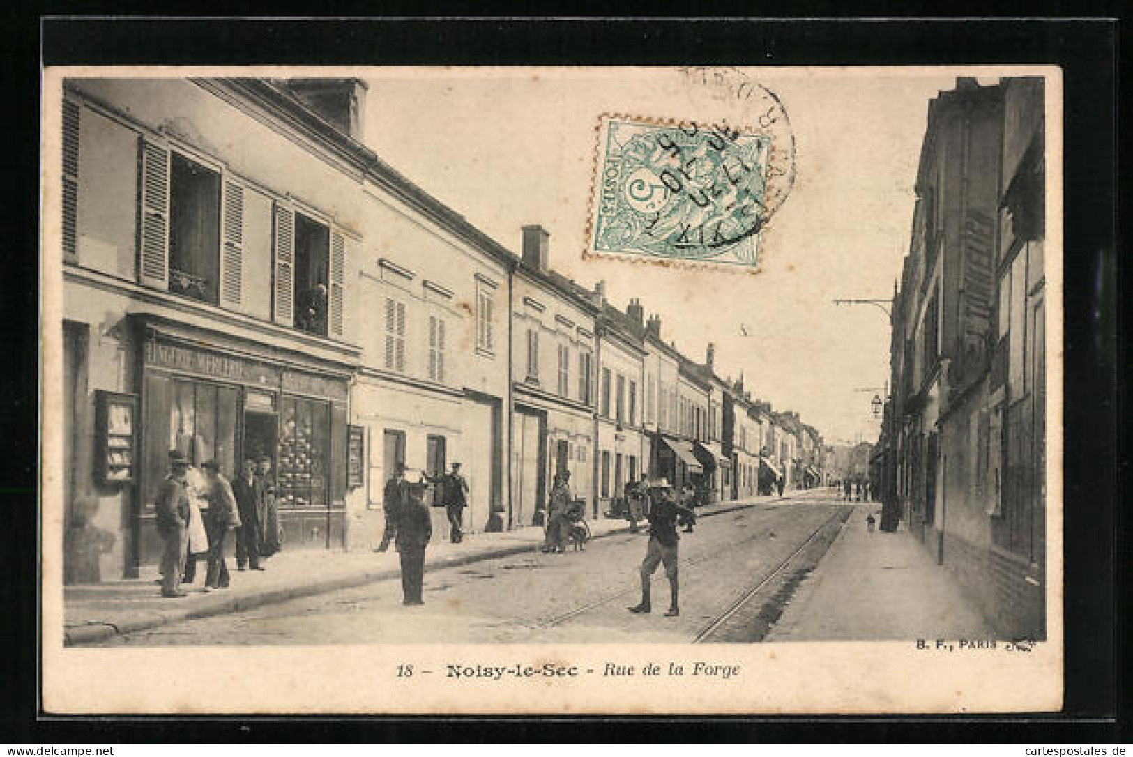 CPA Noisy-le-Grand, Rue De La Forge  - Noisy Le Grand