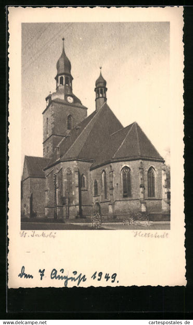 AK Hettstedt, St. Jakobi Kirche  - Hettstedt