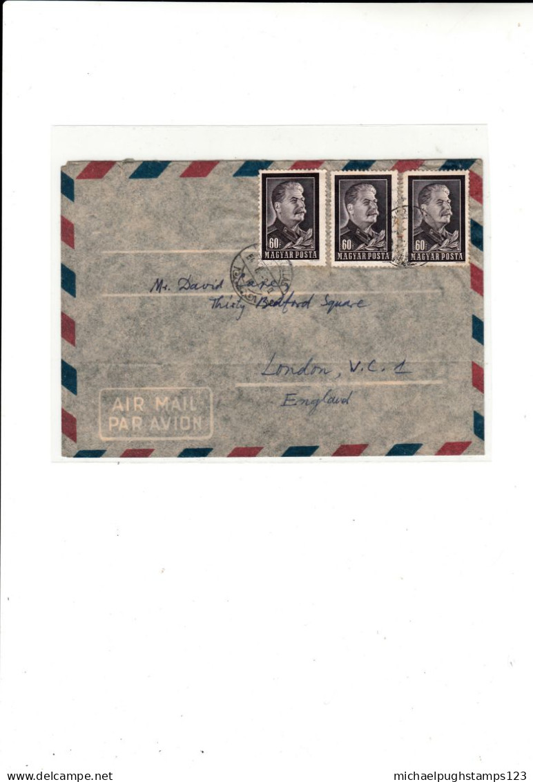 Hungary / Airmail / Stalin - Sonstige & Ohne Zuordnung