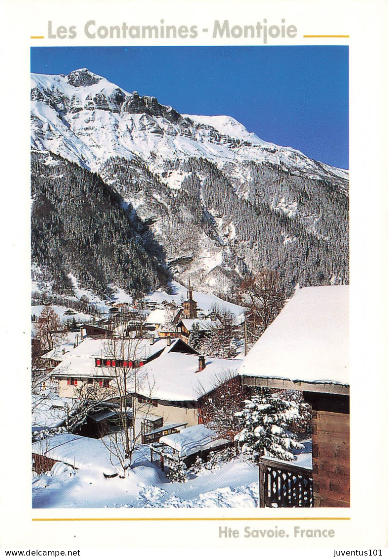 CPSM Les Contamines Montjoie-Timbre       L2863 - Les Contamines-Montjoie