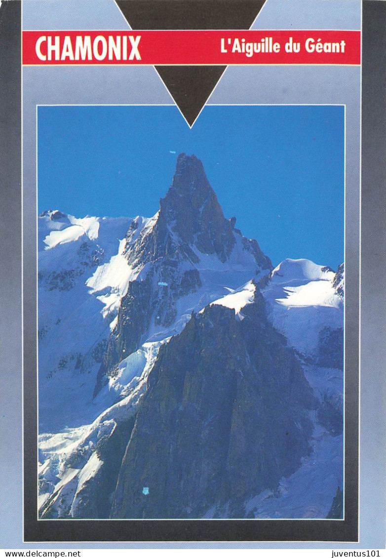 CPSM Chamonix-L'Aiguille Du Géant-Timbre       L2863 - Chamonix-Mont-Blanc