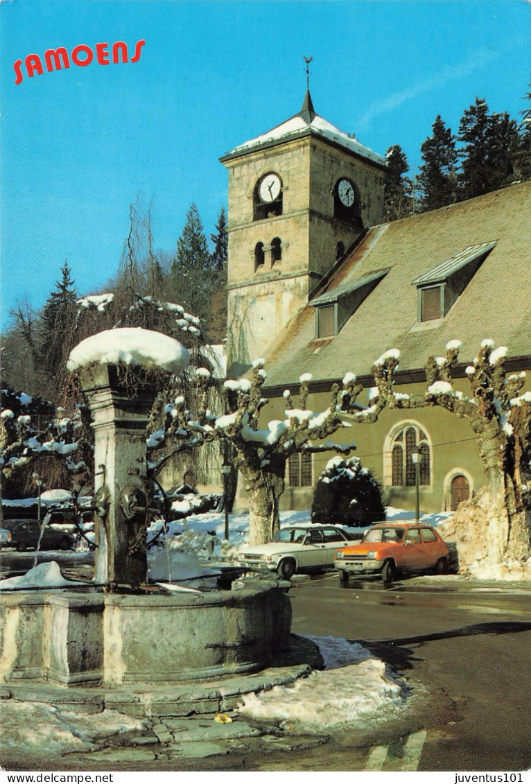 CPSM Samoëns-La Fontaine-Timbre       L2863 - Samoëns