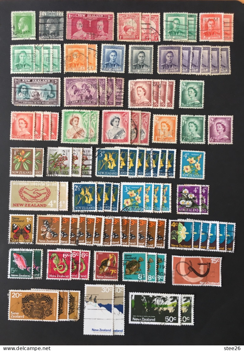 New Zealand Assorted Used Stamps - Otros & Sin Clasificación