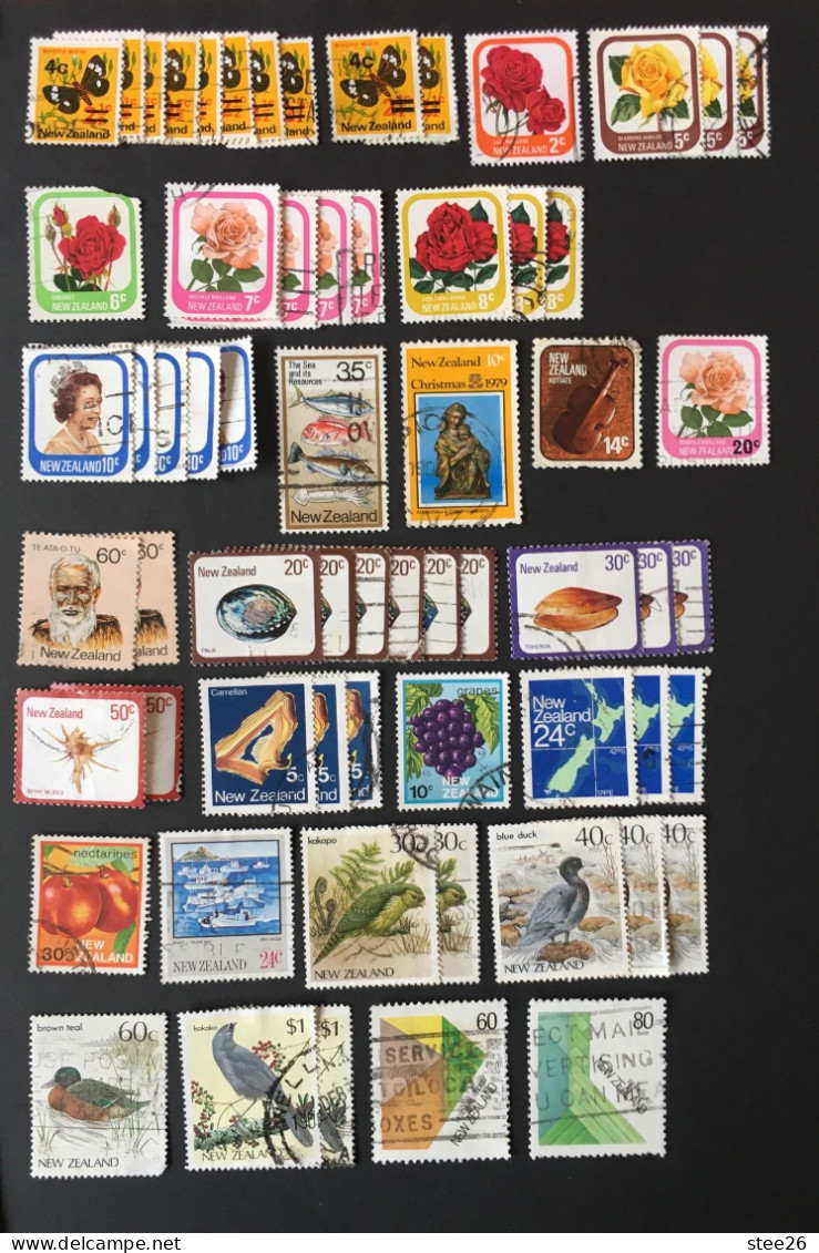 New Zealand Assorted Used Stamps - Otros & Sin Clasificación