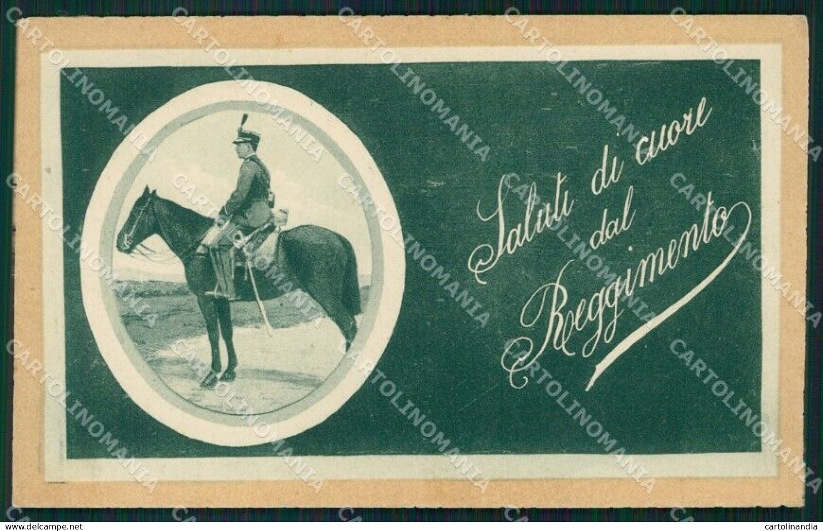 Militari Reggimento Cavalleria ABRASA Cartolina XF2945 - Régiments