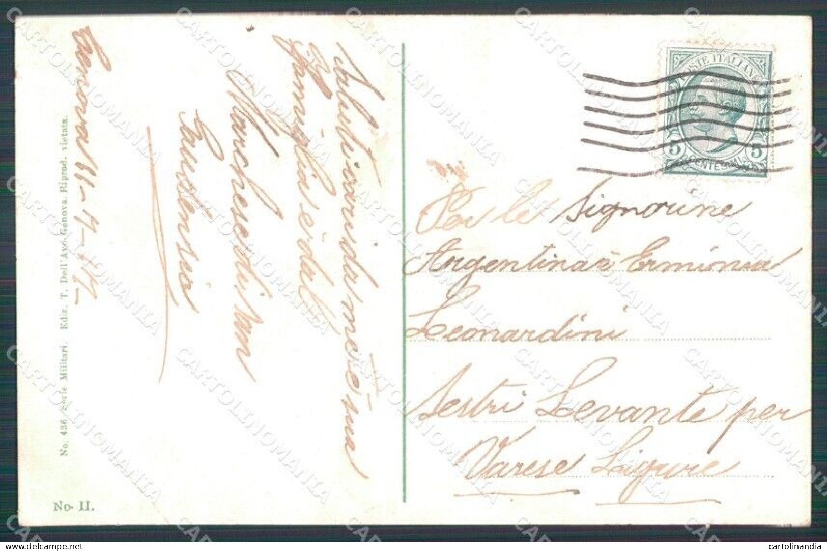 Militari Bersaglieri Divisa Cartolina XF0991 - Regimenten