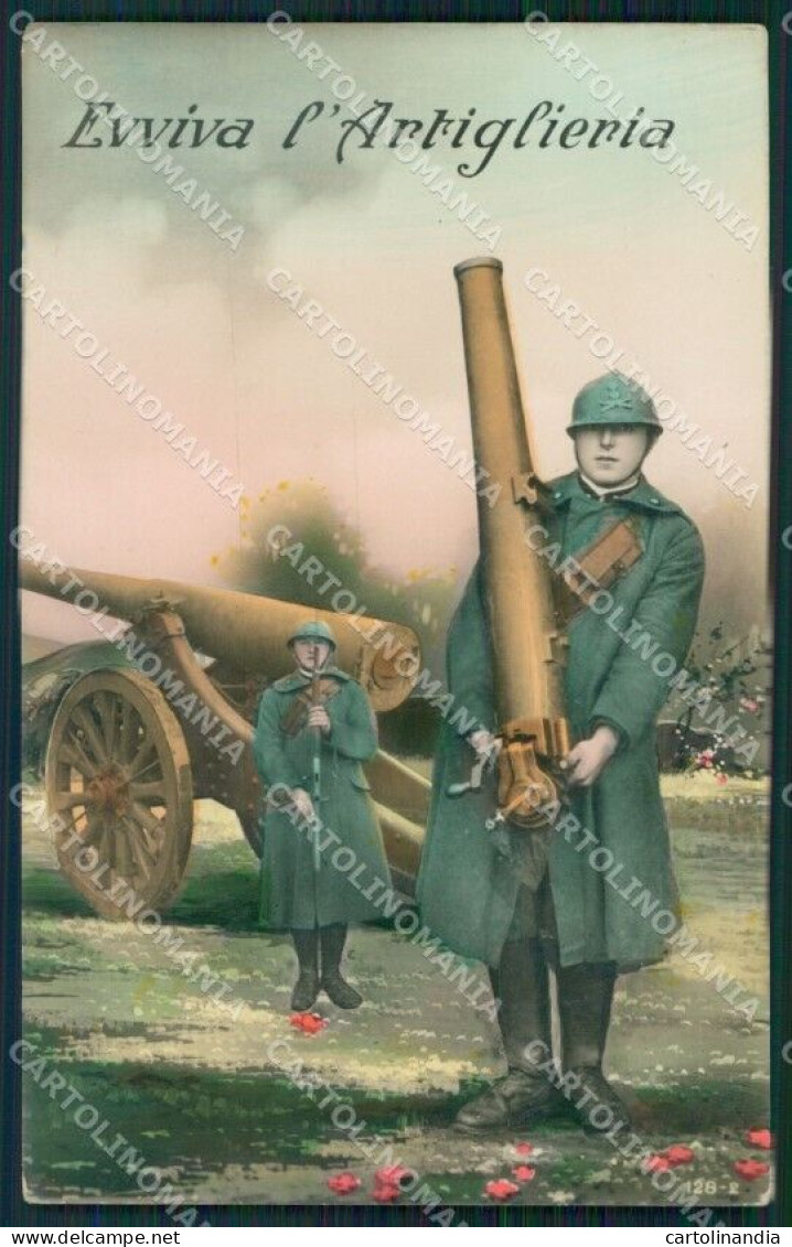 Militari Artiglieria Foto Cartolina XF0241 - Regimenten