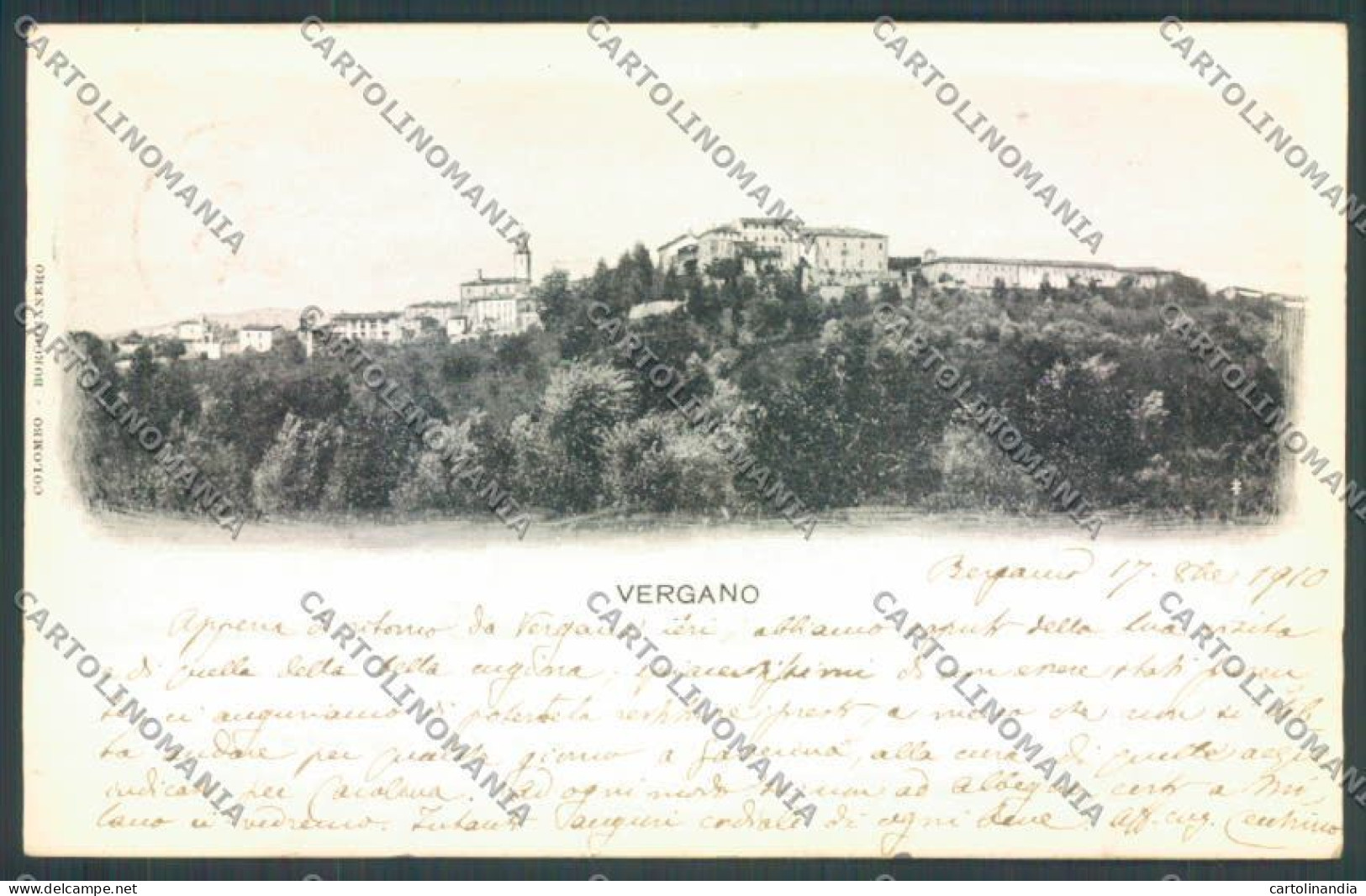 Novara Borgomanero Vergamo Cartolina ZT6246 - Novara