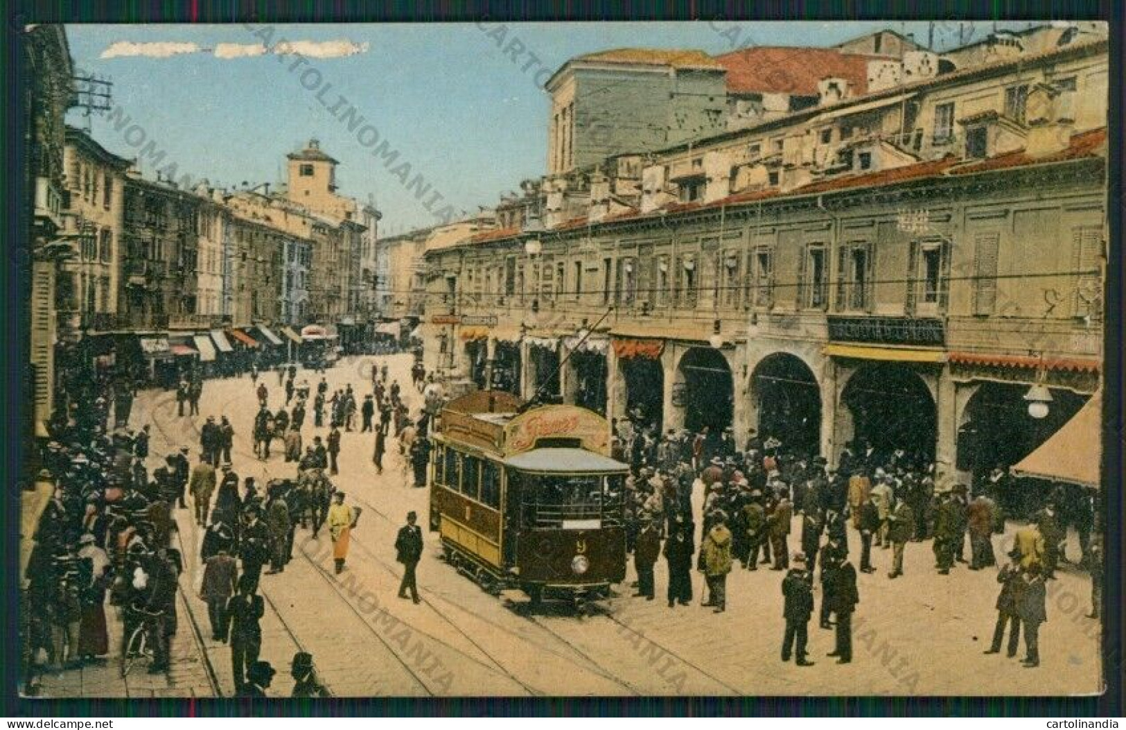 Brescia Città Tram ABRASA Cartolina ZC6233 - Brescia