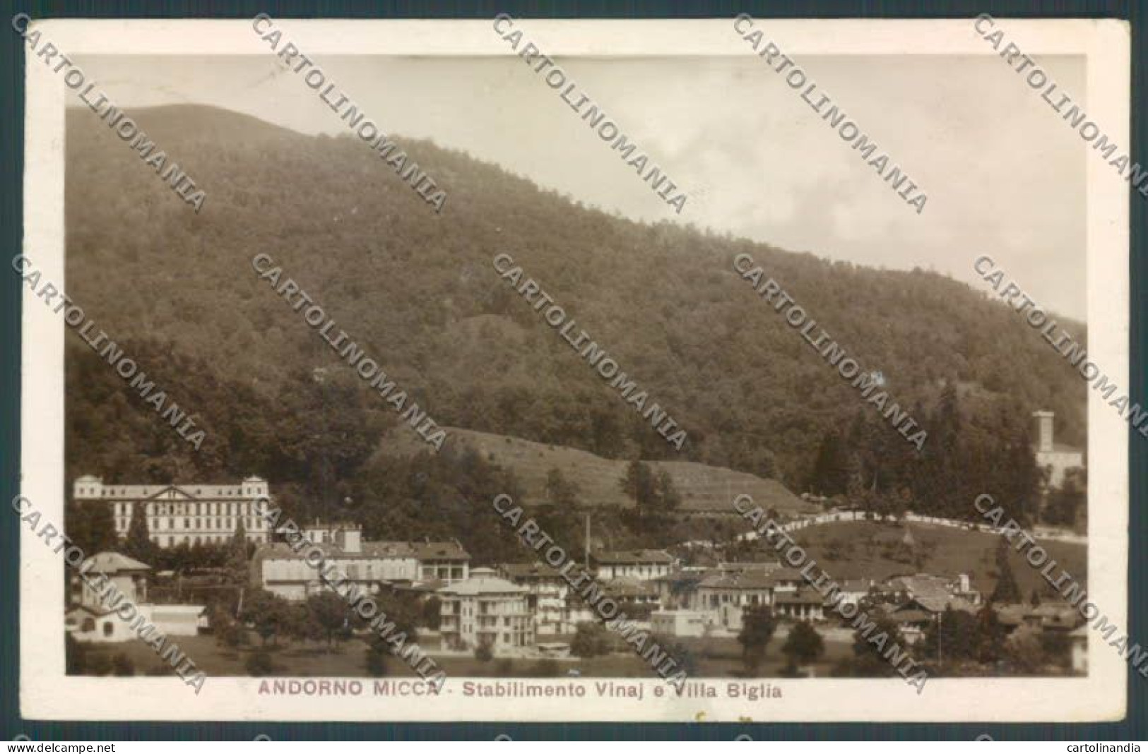 Biella Andorno Micca Foto Cartolina ZT5591 - Biella