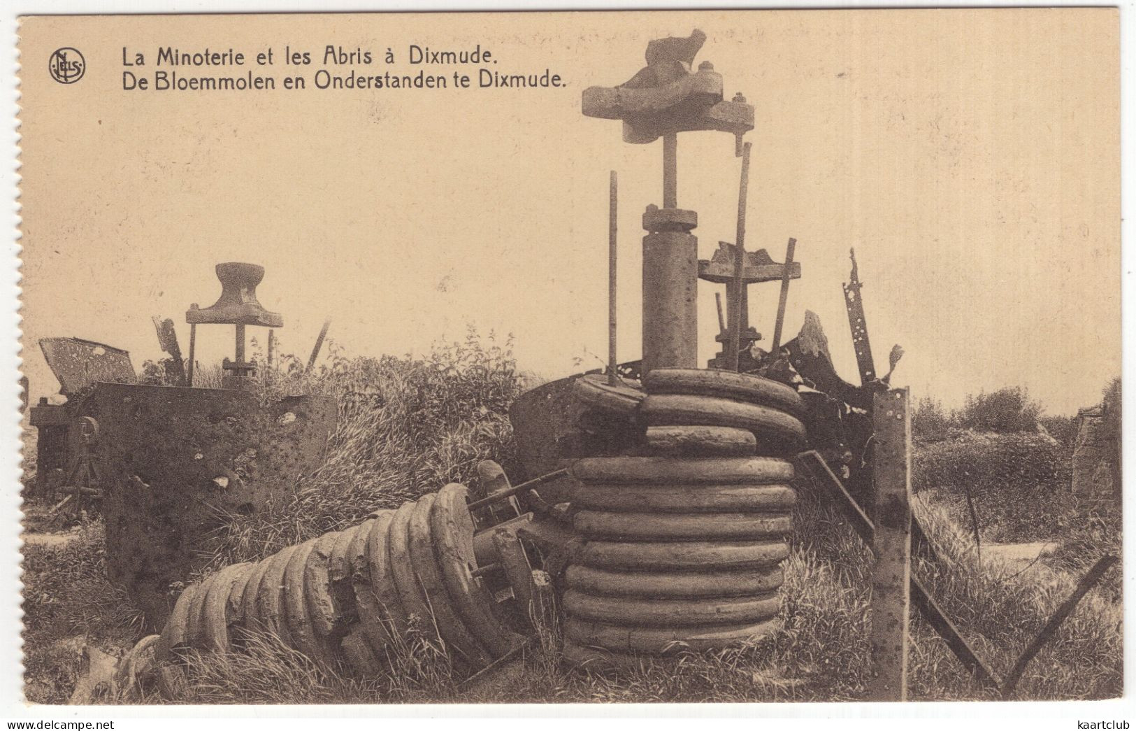 La Minoterie Et Les Abris à Dixmude. De Bloemmolen En Onderstanden Te Dixmude. -  (Belgique/België) - Diksmuide