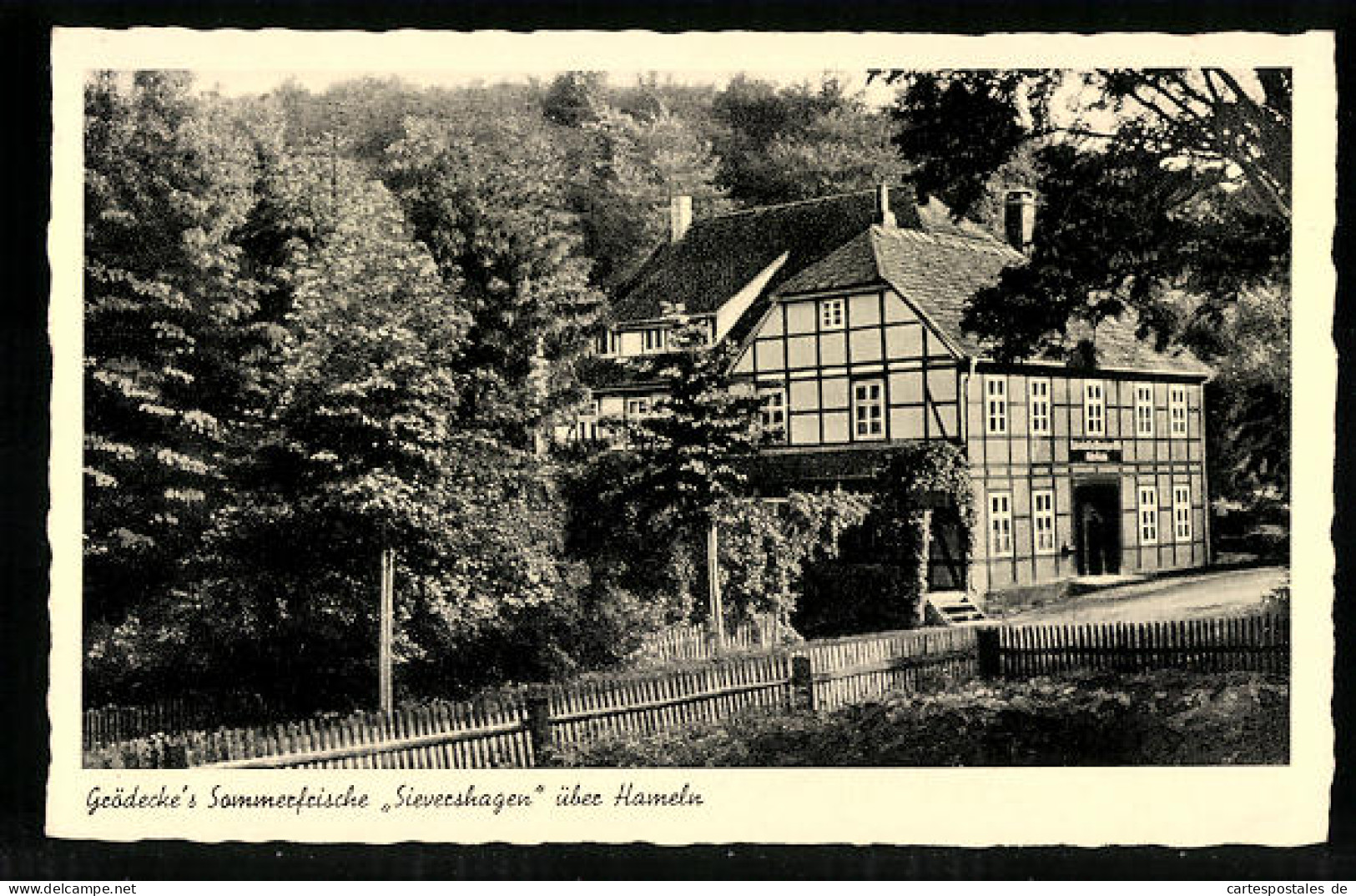 AK Hameln, Grödecke`s Gaststätte Sievershagen  - Hameln (Pyrmont)
