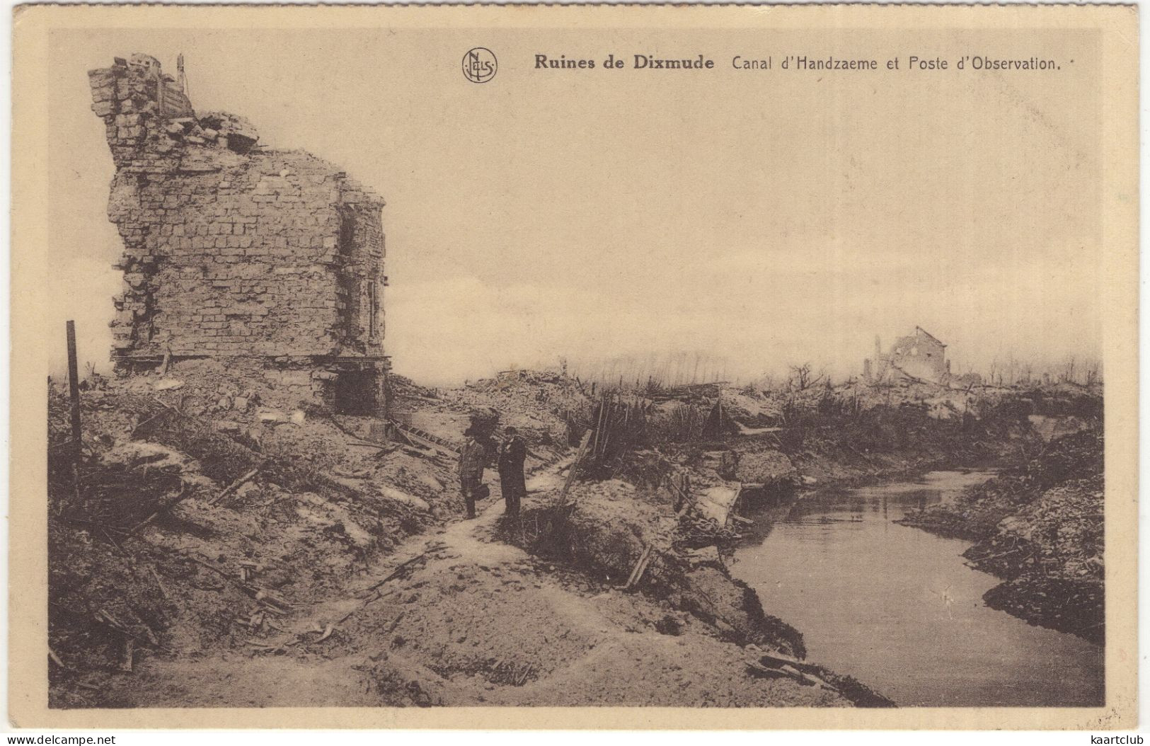 Ruines De Dixmude. Canal D'Handzaeme Et Poste D'Observation -  (Belgique/België) - Diksmuide