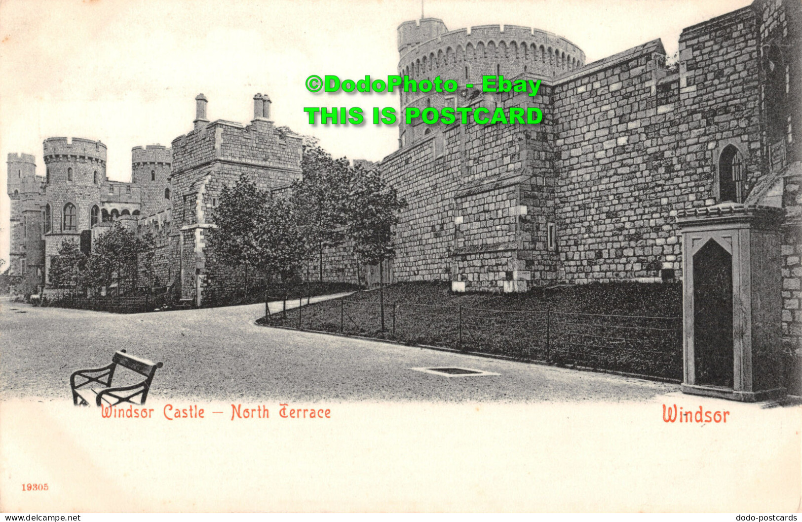 R411823 Windsor Castle. North Terrace. Windsor. 19305. Stengel - Monde