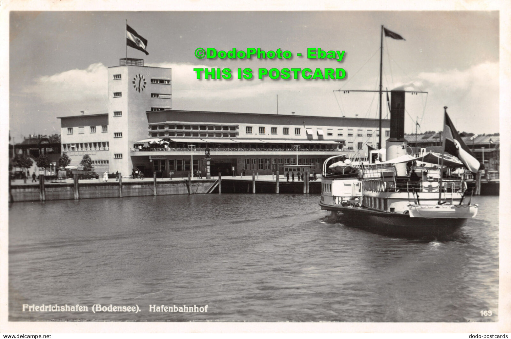 R411210 Friedrichshafen. Bodensee. Hafenbahnhof. Gaststatten Betriebe Hafenbahnh - Monde