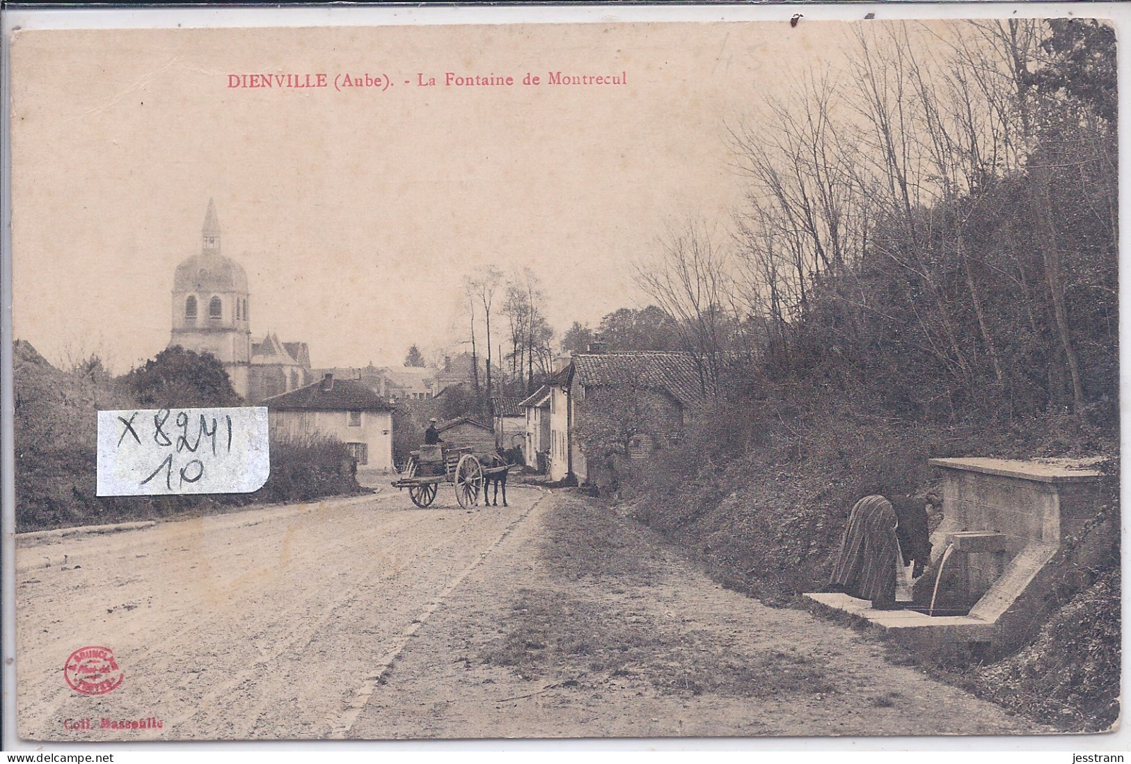 DIENVILLE- LA FONTAINE DE MONTRECUL- ATTELAGE - Sonstige & Ohne Zuordnung