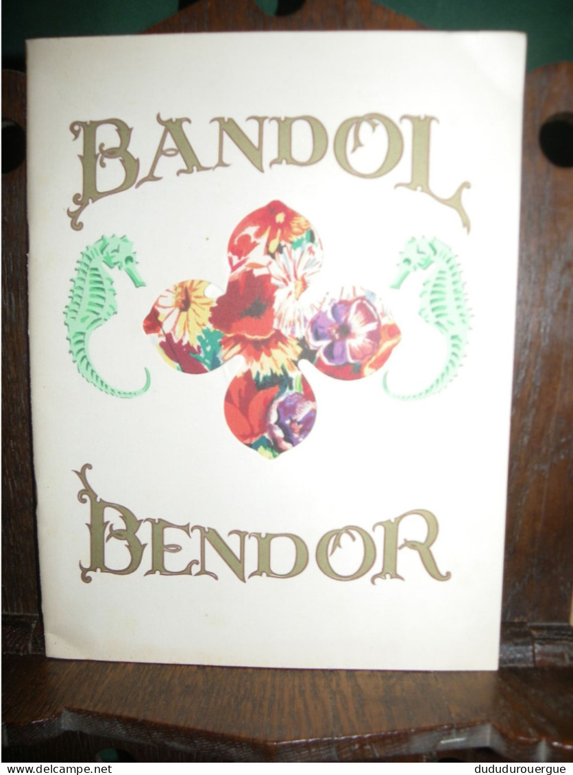 BANDOL BENDOR , FLEURS MER SOLEIL - Tourism