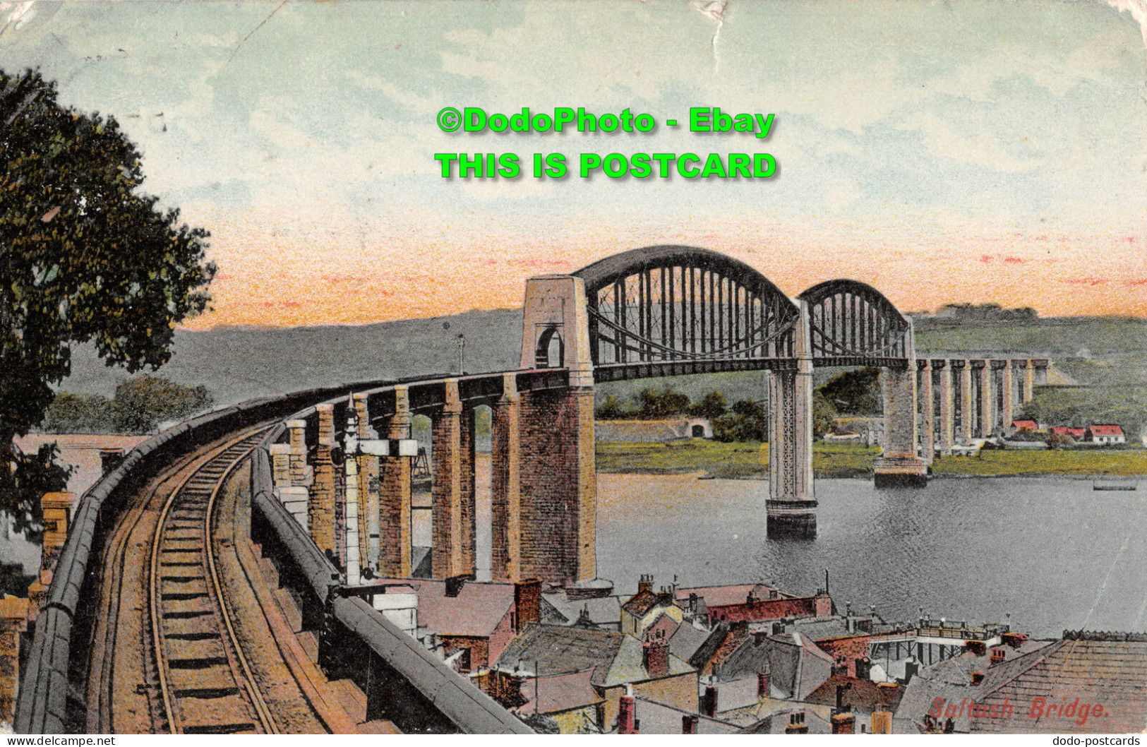 R411940 Saltash Bridge. 1904 - Monde