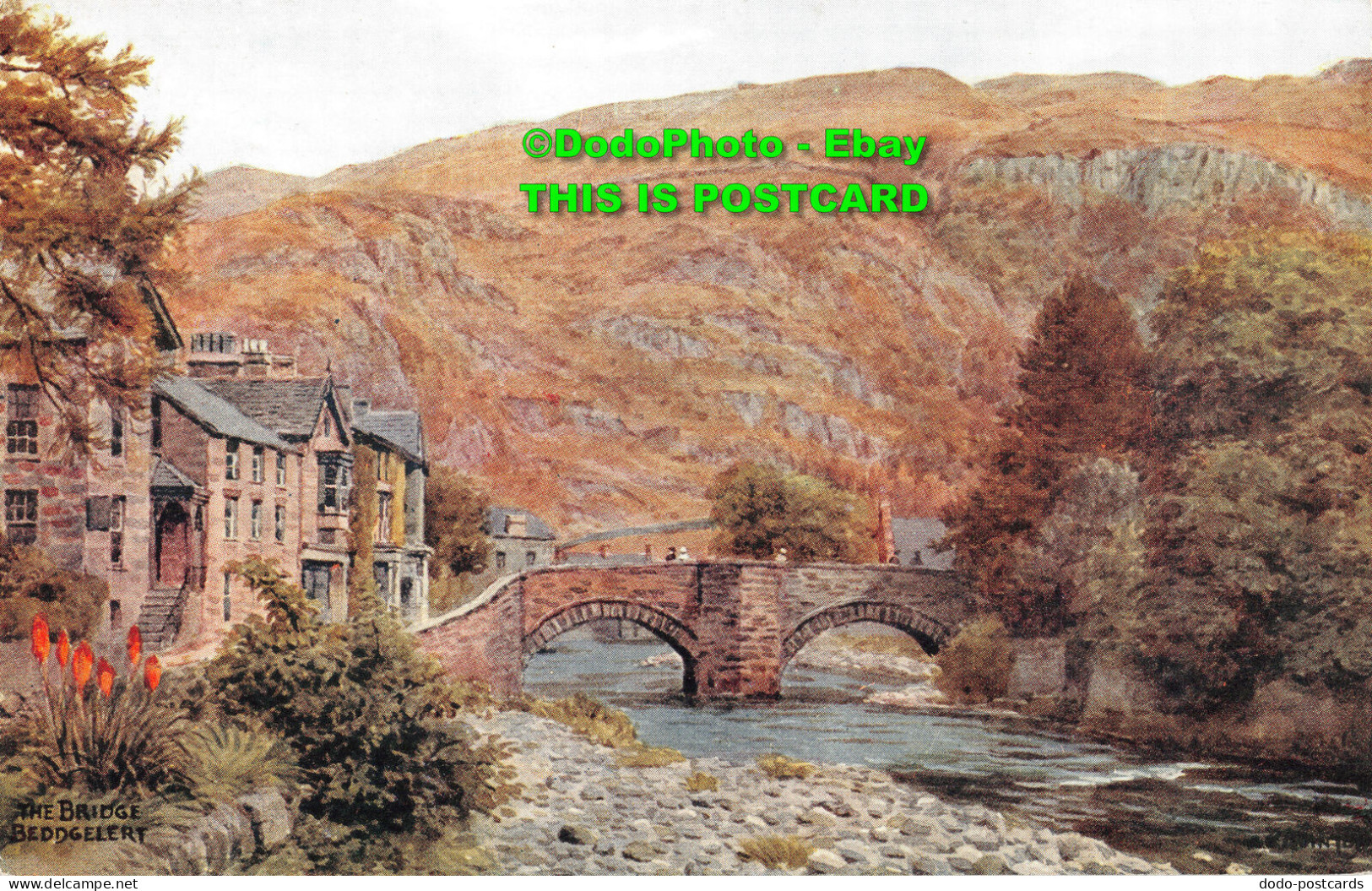 R410788 The Bridge. Beddgelert. Salmon. 2267. 1963 - Monde