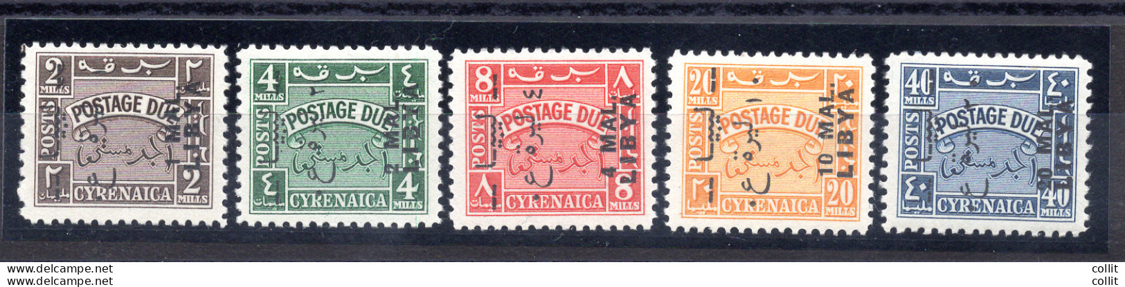 Tripolitania Postage N. 8/12 MNH - Libya